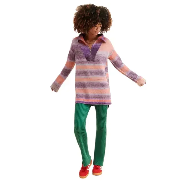 Daily Practice Half Zip Tunic Sweater by Anthropologie Size S - Picture 4 of 12